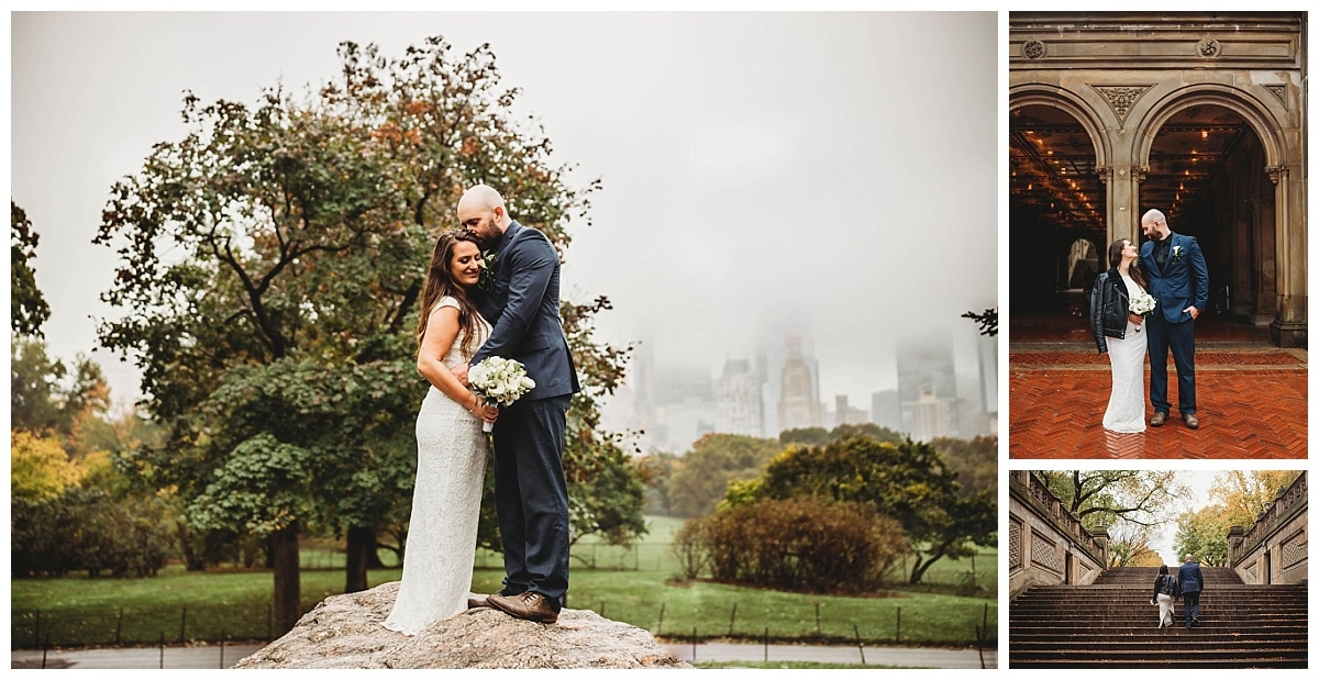 Top 5 Reasons To Elope, bride and groom in Central Park