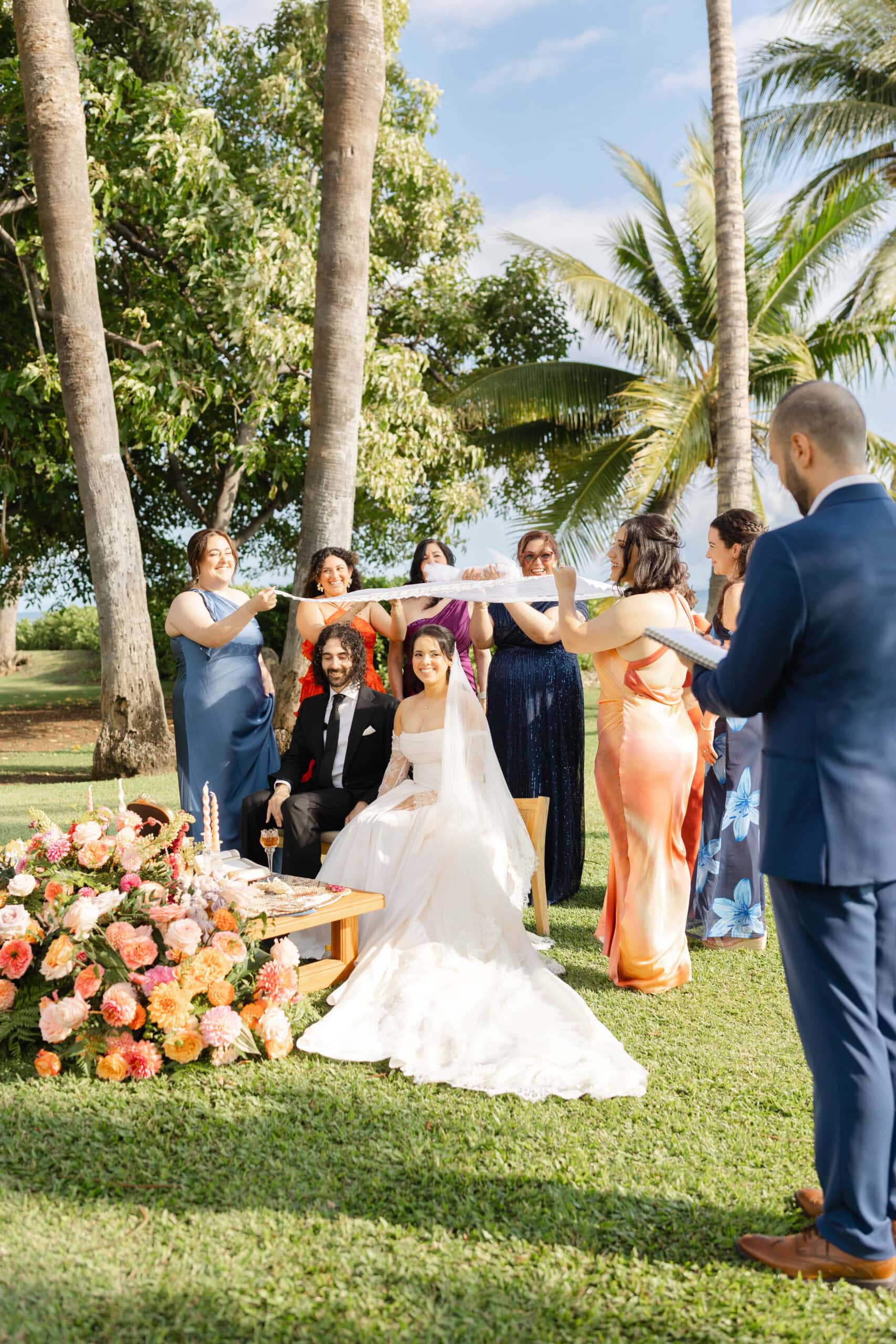 A traditional wedding ceremony