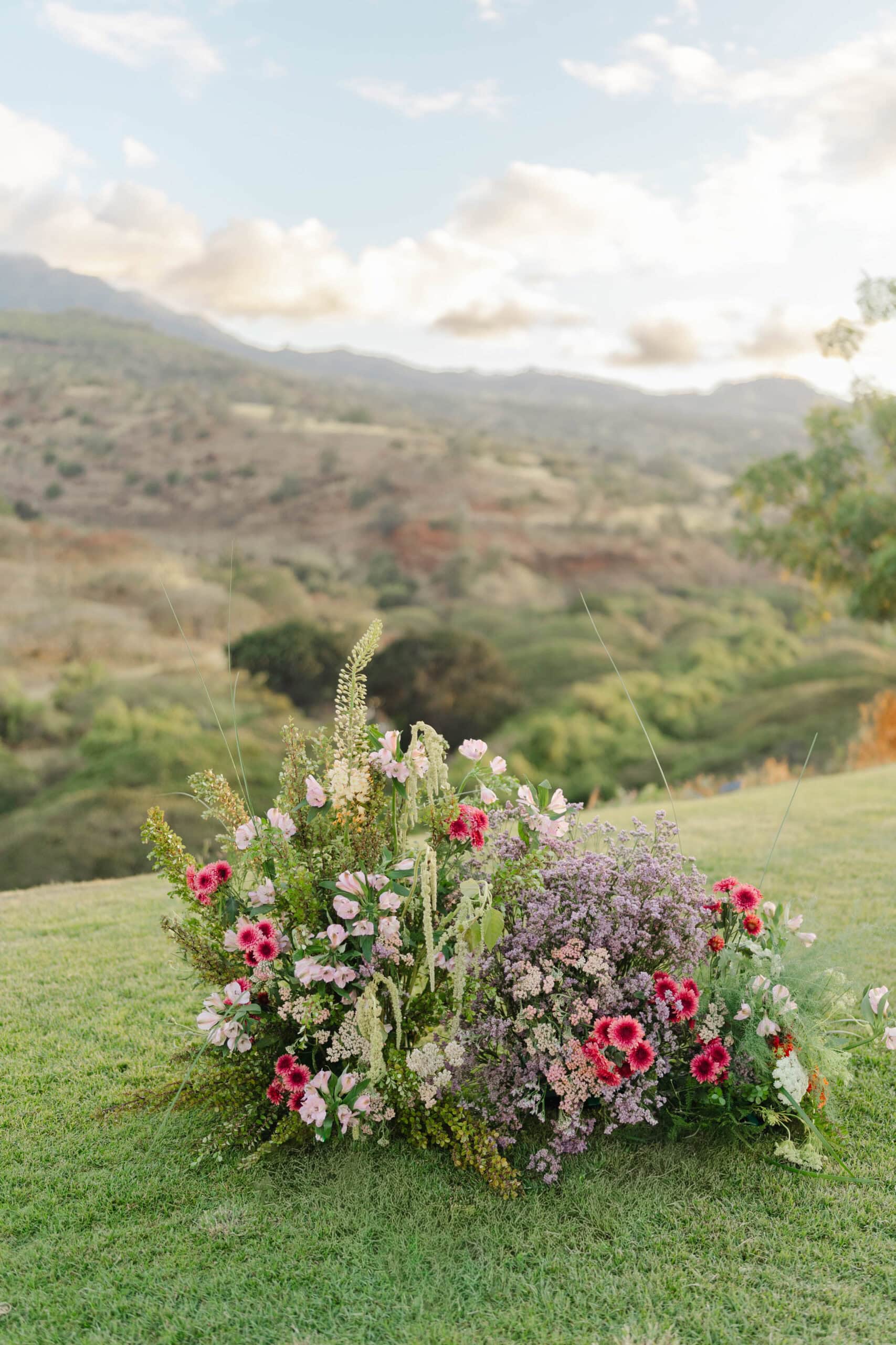 Wedding reception decor from a Napa Valley wedding